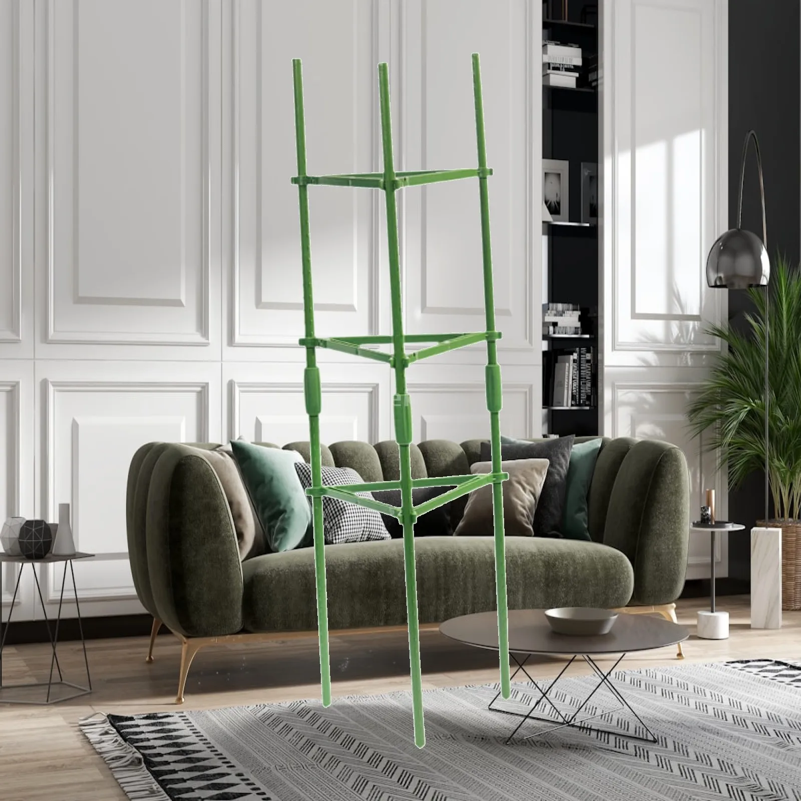 Tomato Cage Plant Support Stake Tower Sturdy Versatile Green Plant Stakes