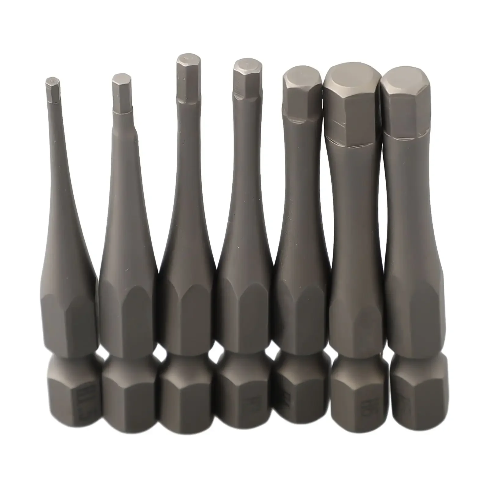 Bits Screwdriver Bit Magnetic Impact 50mm 1/4 H1.5 H 2 H2.5 H3 H4 H5 H6 Hex Shank Screwdriver Bit Durable To Use