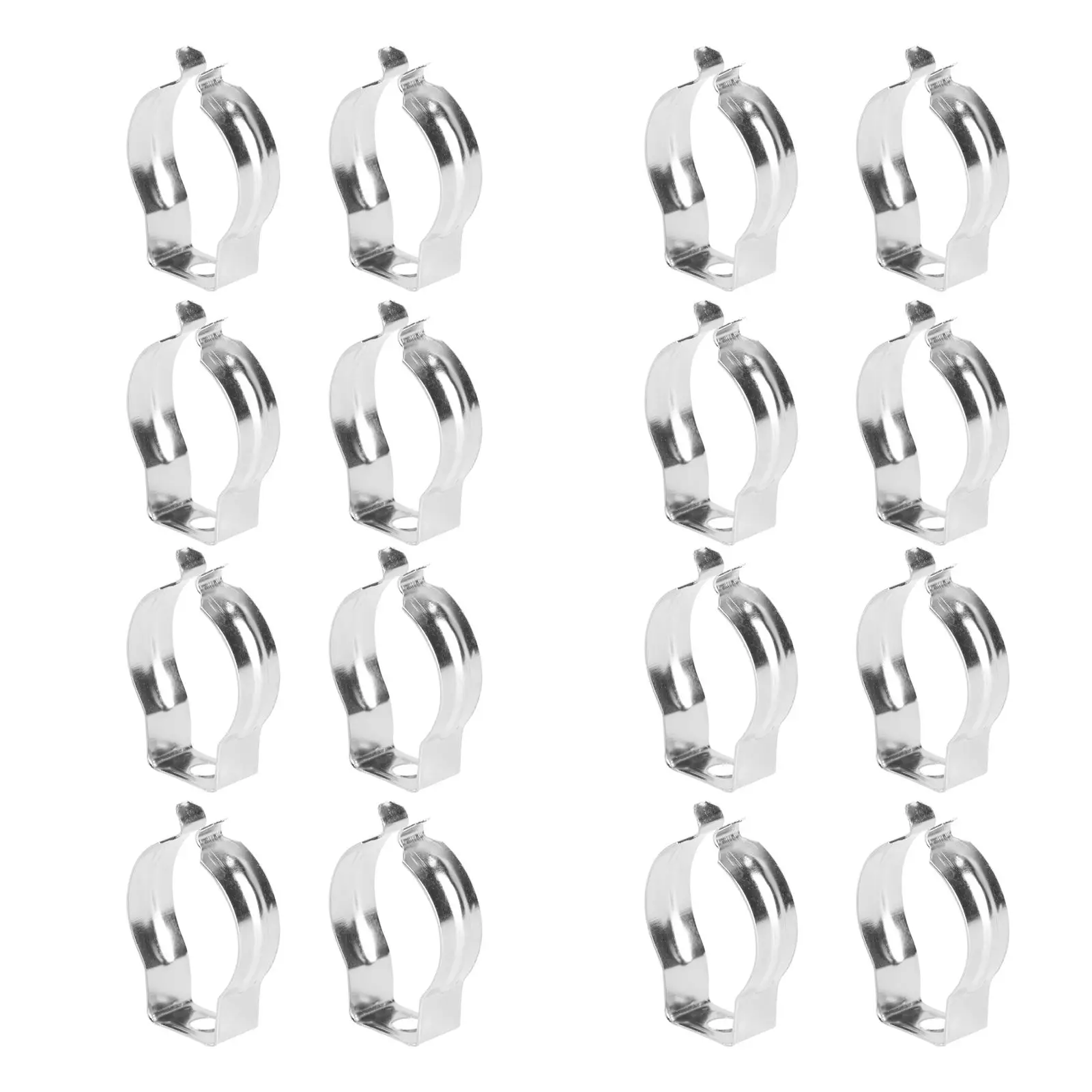 

100 Pcs Fixing Clip Tube Light Holder LED Bracket Manganese Steel Manganese Steel Lamp Support Support Indoor Outdoor
