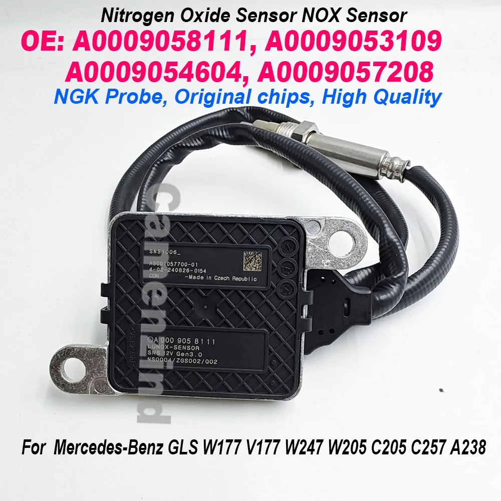 

Nox Sensor A0009058111 A0009053109 0009058111 For Mercedes-Benz A B C E GLE GLS W177 W247 W205 A205 C205 A0009054604 A0009057208