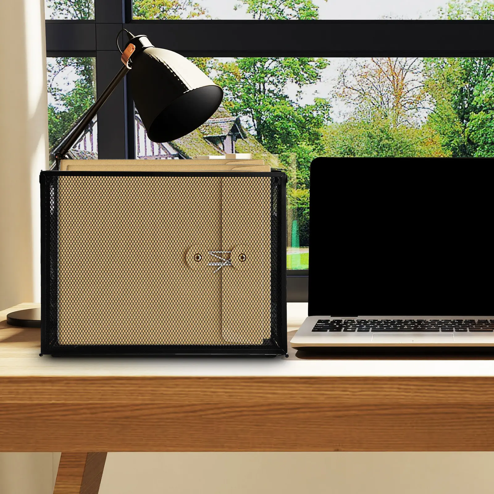 portadocumenti-in-metallo-per-scrivania-organizzatore-multifunzionale-compatto-con-base-antiscivolo-stabile-scatola-per-archiviazione-ufficio