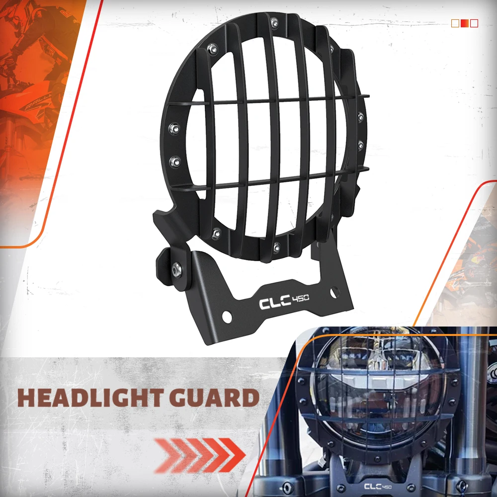 

For CFMOTO CLC 450 Bobber/450 CL-C 250CLC CLC450 Bobber Motorcycle Headlight Grille Guard Lense Cover Protector 2023-2025 2026