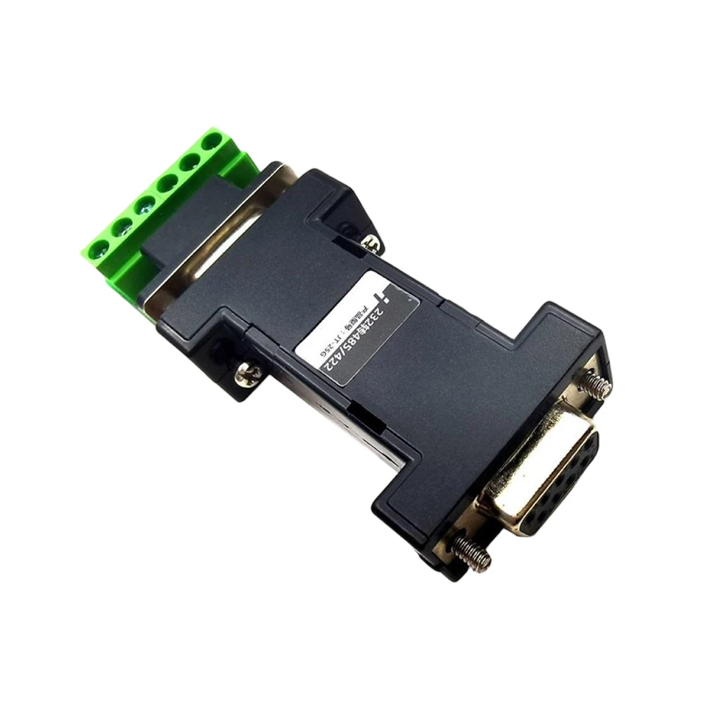 Industrial RS232 to RS485/RS422 Passive Bi-Directional Serial Converter Auto Baudrate 300-115.2Kbps Full-Duplex DB9 Driver-Free