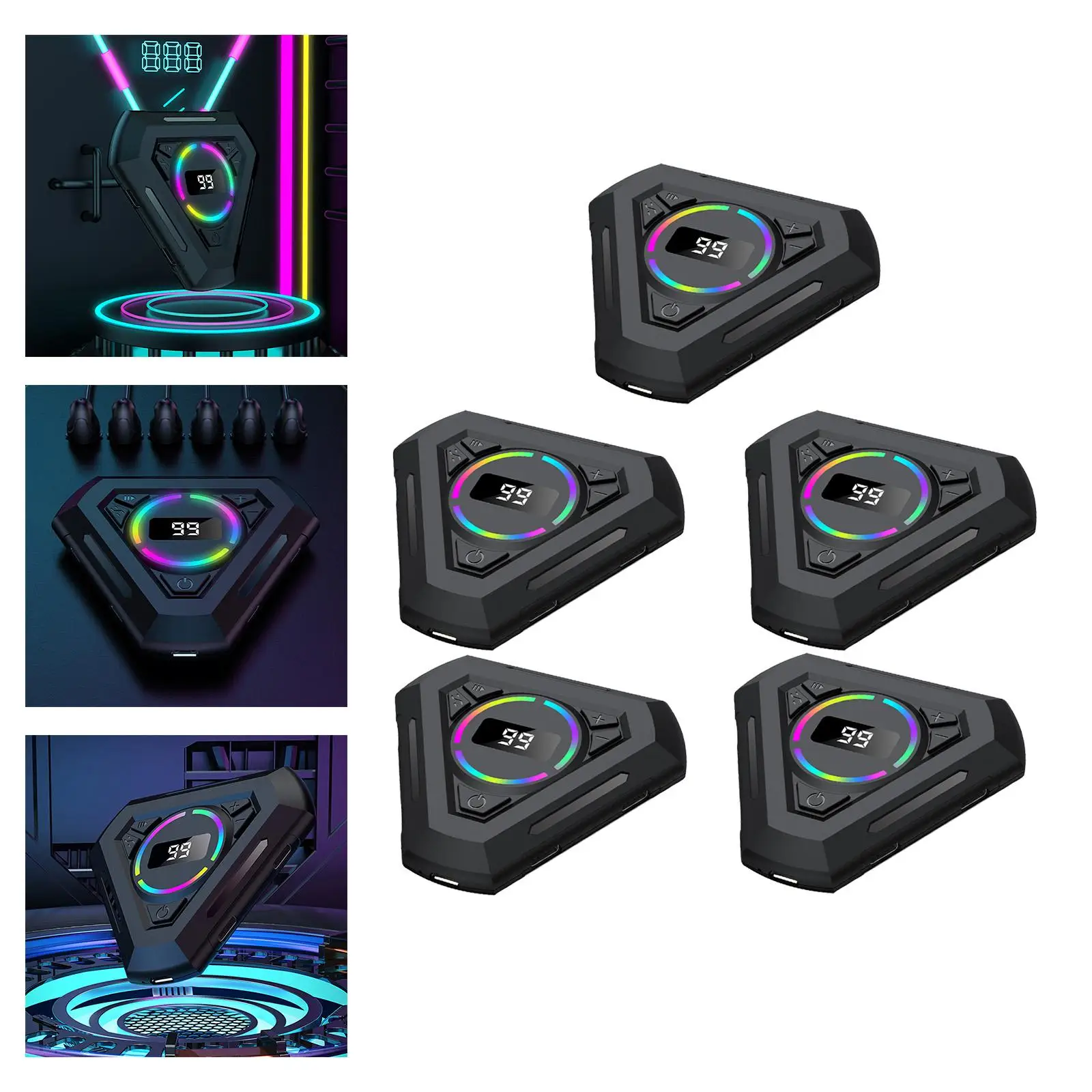 Phone Screen Auto Clicker with 199 Speed Settings Nano Suction Cup Anti Slip Design for Live Broadcasts and Gaming
