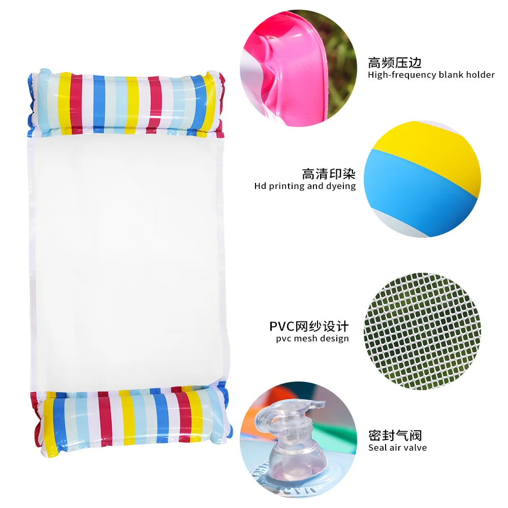 Balés de piscina, juegos inflables, diversión acuática, sofá plegable de PVC, tumbona inflada, flotante, natación de verano, playa, 125cm