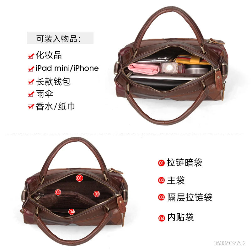 Cobbler Legend Original Women's Bags High-quality Cow Leather Shoulder Bag Vintage Female Handle Bag Totes