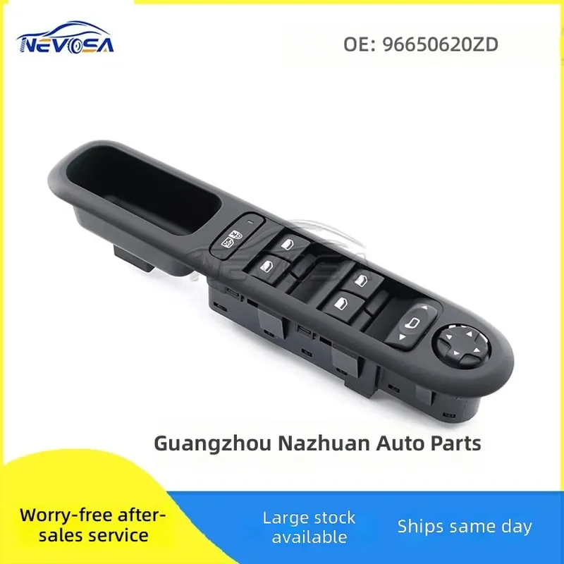 Pour Peugeot 3008 5008, interrupteur de lève-vitre, bouton de commande de lève-vitre, pièces automobiles 96650620ZD