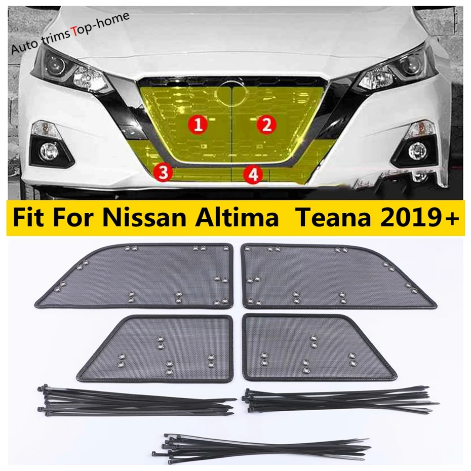 

Grill Insect Net Insect Screening Insert Mesh Protection Cover Trim Fit For Nissan Altima Teana 2019 - 2023 Accessories