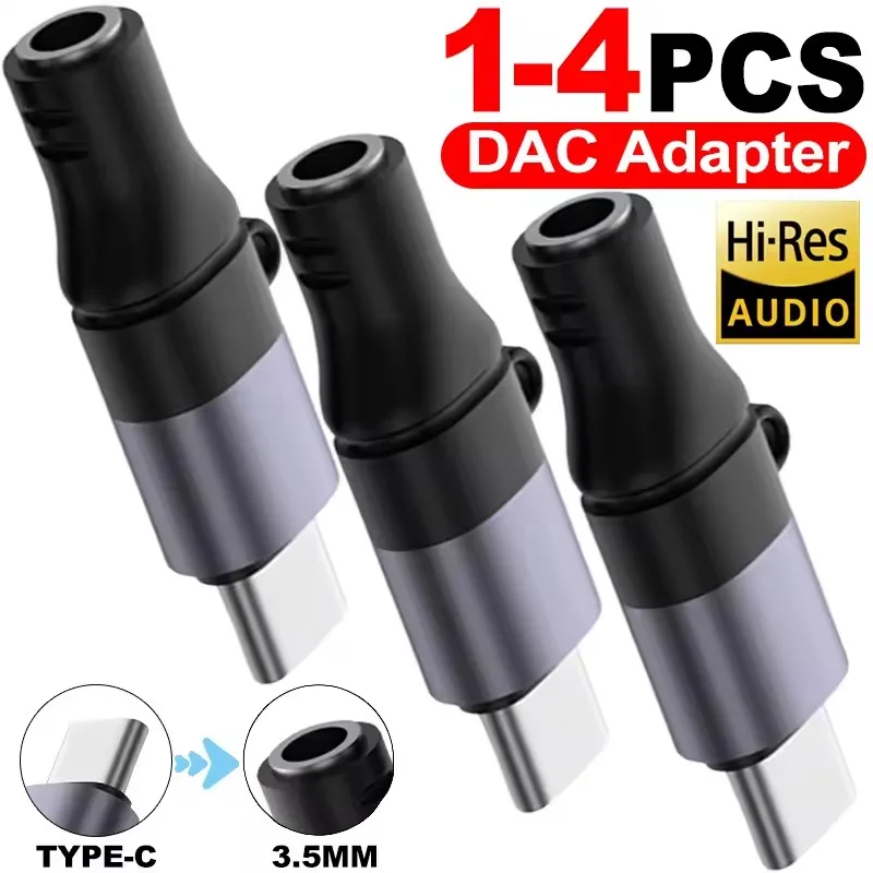 USB C To 3.5mm Headphones AUX Audio Adapters Mini Type C 3.5mm Jack Earphone Adapter for IPhone 17 Samsung S26 Huawei Xiaomi