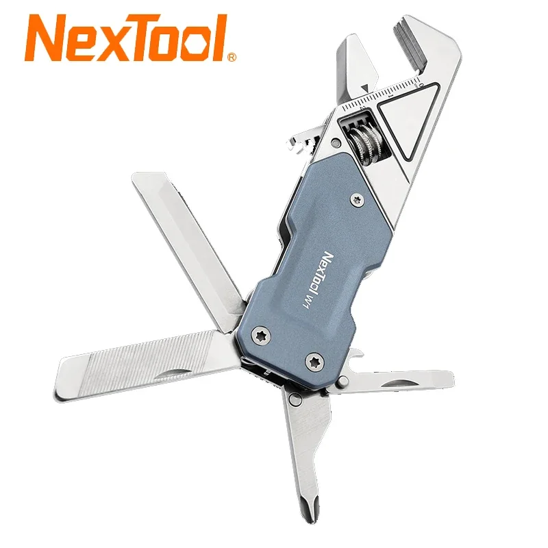 Nextool Multi-functional Mini Wrench W1 Multi-tool Portable Folding File Screwdriver Bottle Opener Outdoor EDC Equipment