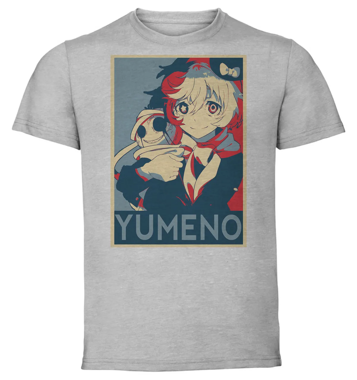 

T-Shirt Unisex Grey Propaganda Bungo Stray Dogs Yumeno Kyusaku