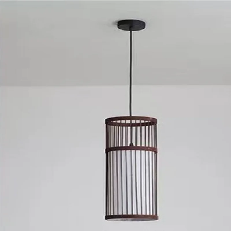 Arte de bambu tecelagem de bambu luminária para tradicional chinês estilo zen sala de chá casa de chá guesthouse e inn