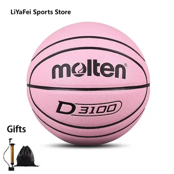 Molten BD3100 Original Tamanho Fundido 5/6/7 Basquete para o Homem Juventude Mulheres Ao Ar Livre Indoor Training Match Basketballs Bolas Toque Suave