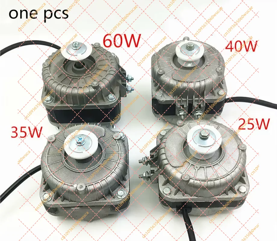 220V Shaded Pole Motor 25-75W, Asynchronous Condenser Fan Replacement for Refrigerator Freezer