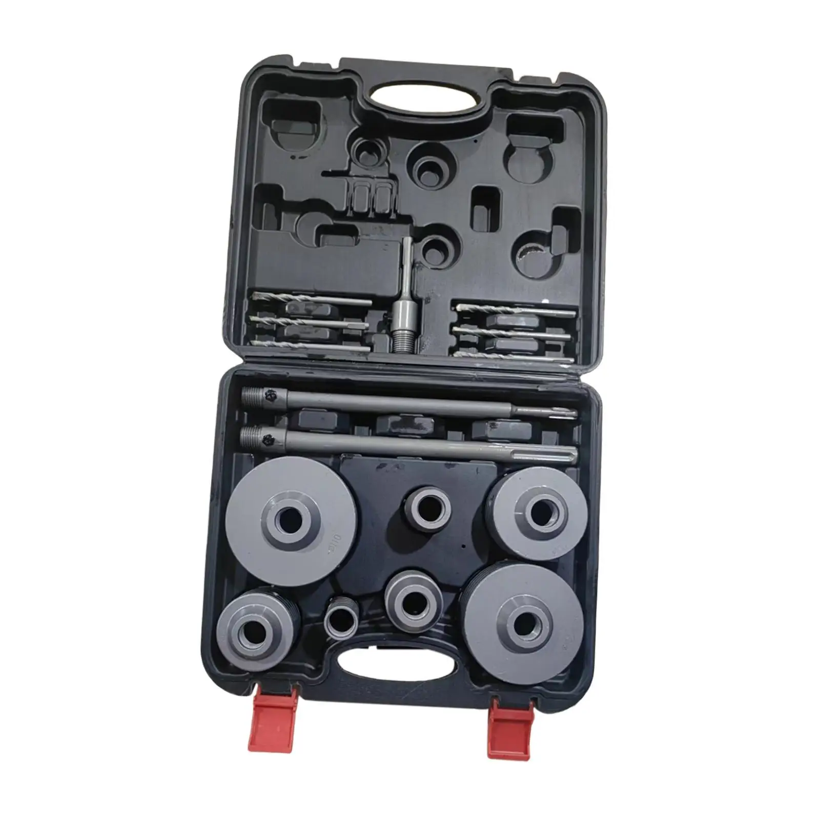 

16 Pieces Concrete Hole Cutter Kit 30mm 40mm 50mm 65mm 80mm 100mm 110mm with Carrying Case