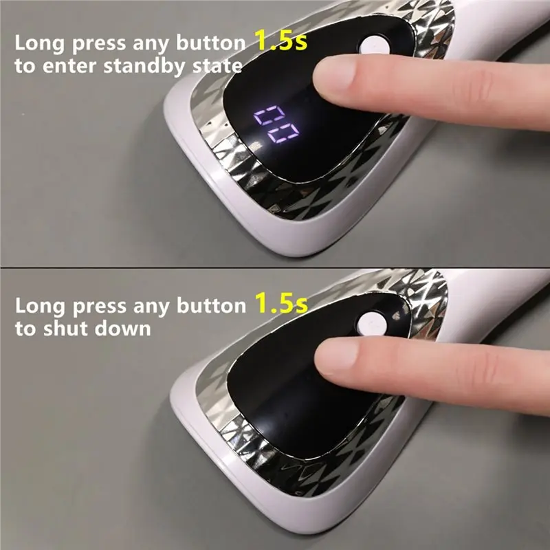 SYW-Handheld UV LED Nail Lamp Quick Drying Gel Nail Polish Nail Dryer With 5 Lamp Beads