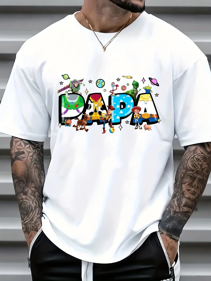 Disney New Cars Lightning McQueen Sally Carrera Graphic Print High Quality Men's and Women's Short Sleeve Loose Casual T-Shirts