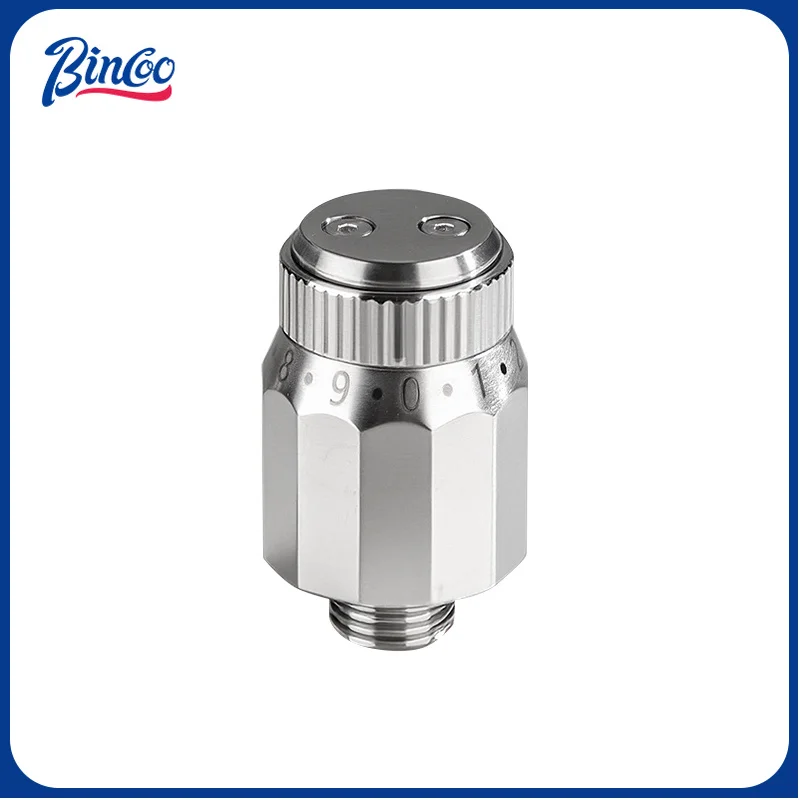 Bincoo Stainless Steel 3-Valve Moka Pot – Adjustable External Pressure-Boosting Valve  Home Coffee Maker  AccessoryHome Stovetop
