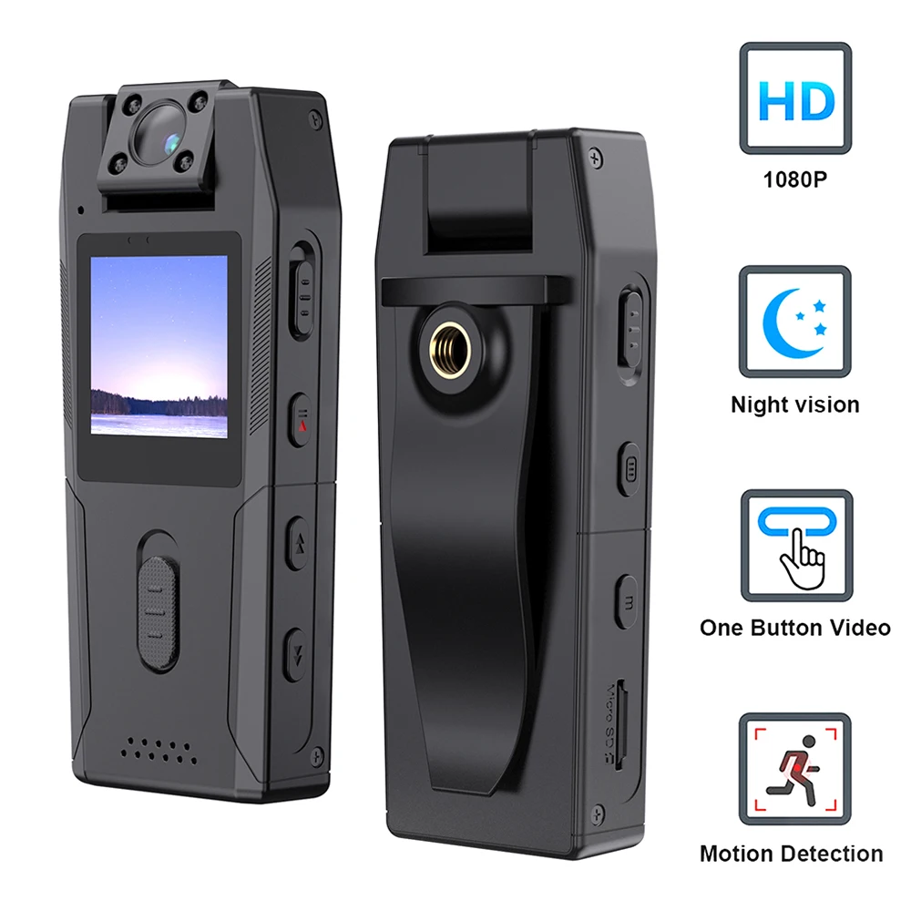 

Full HD 1080P Sports DV Night Camera Vision 1250mAh Motion Detection Digital Camera Long Battery Life LCD Screen Mini Camcorder