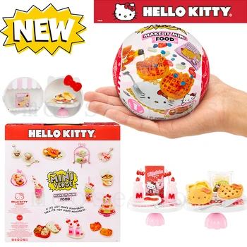 2024 New Hello Kitty Genuine Mga Make It Mini SANRIO Happy Hour Girls Play House food collect Blind Box Surprise Toys Gift
