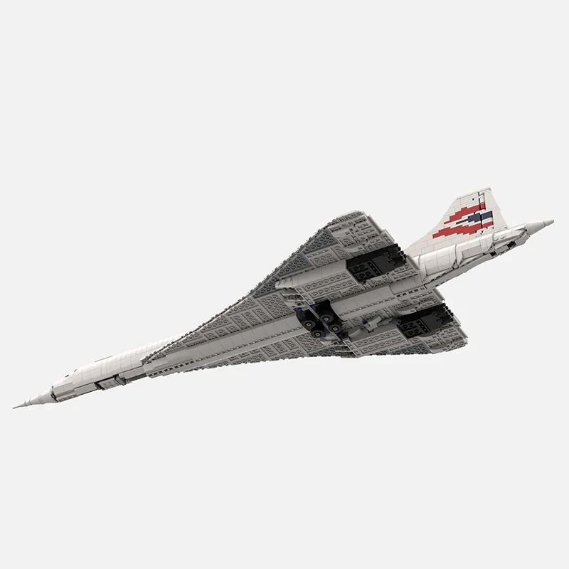 

MOC Concorde Model Building blocks Bricks Concord Aircraft Supersonic Airliner France Airplane Toys For Xmas Gift