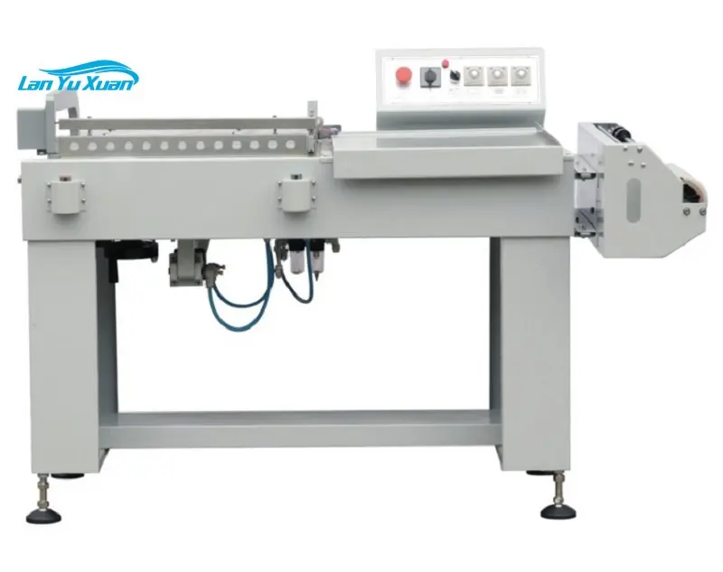 BSL-5045LA Hualian Tunnel Packaging Wrap Tubing PVC Polyolefin Film Packing Heat Tube Cutting Shrink Wrapping Machine