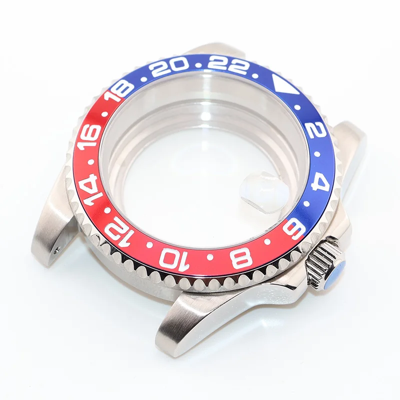 40mm Mens Watch Cases Stainless Steel for King Seiko Mod NH34 NH35 NH36 Brushed with Polished Sides Replacement Parts