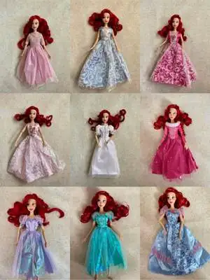 001 original high quality1/6 27cm  gift for girl collection toy princess only dress clothes leqimowan cangku wozui