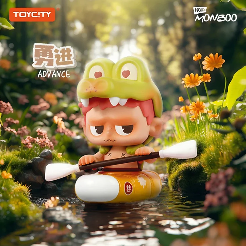MONBOO THE CAMPING DAIRY Series Blind Box Mystery Box Dolls Kawaii Action Anime Figure Blind Box Toys Gift