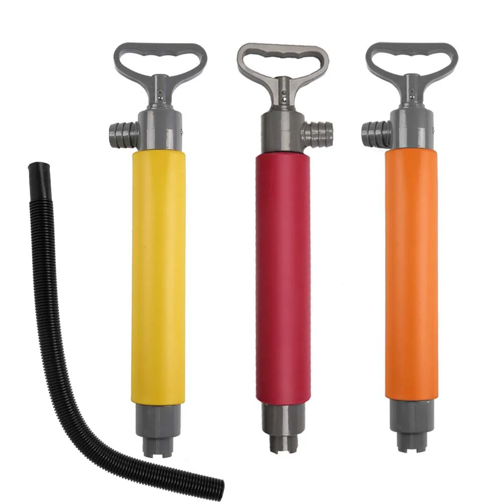 Bomba de drenaje Manual para Kayak, accesorio flotante de mano para bote, canoa, supervivencia al aire libre, suministros de rescate de emergencia, 46-73CM