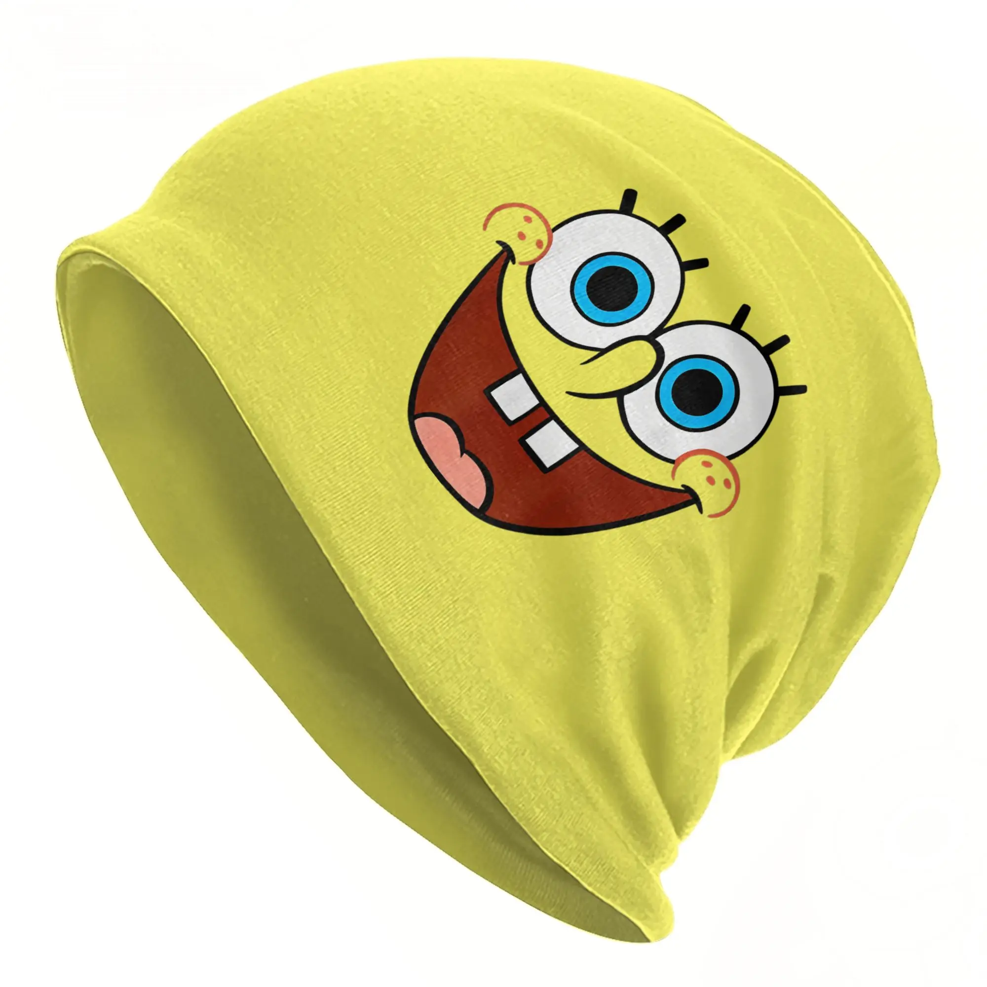 Spongebobed SquarePants Cap  Fashion Adult Outdoor Skullies Beanies Hat Summer Warm Thermal Elastic Bonnet Knitted Hat