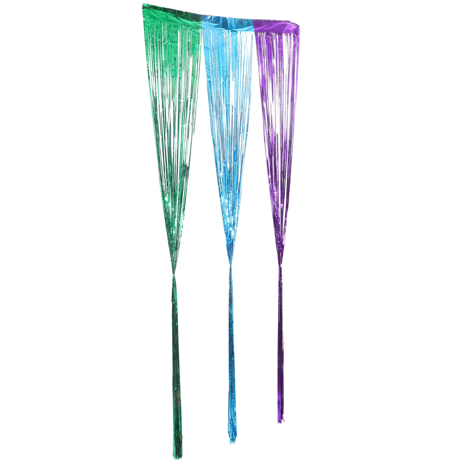 

Fringe Door Streamer Metallic Tinsel Curtain Party Backdrop Birthday Decoration Bachelorette Party Supplies Foil Fringe