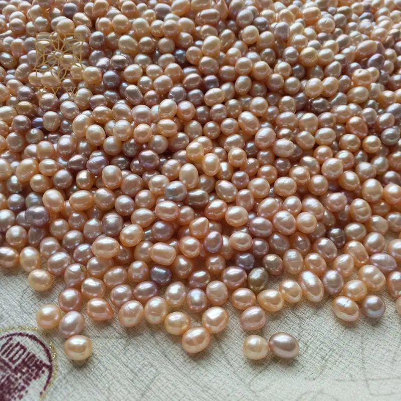 10pcs/Bag Glossiness Cultured Rice Freshwater Pearl High Quality 5/6/7/8/9/20mm Beads For Women Jewelry Making Accessories 2023