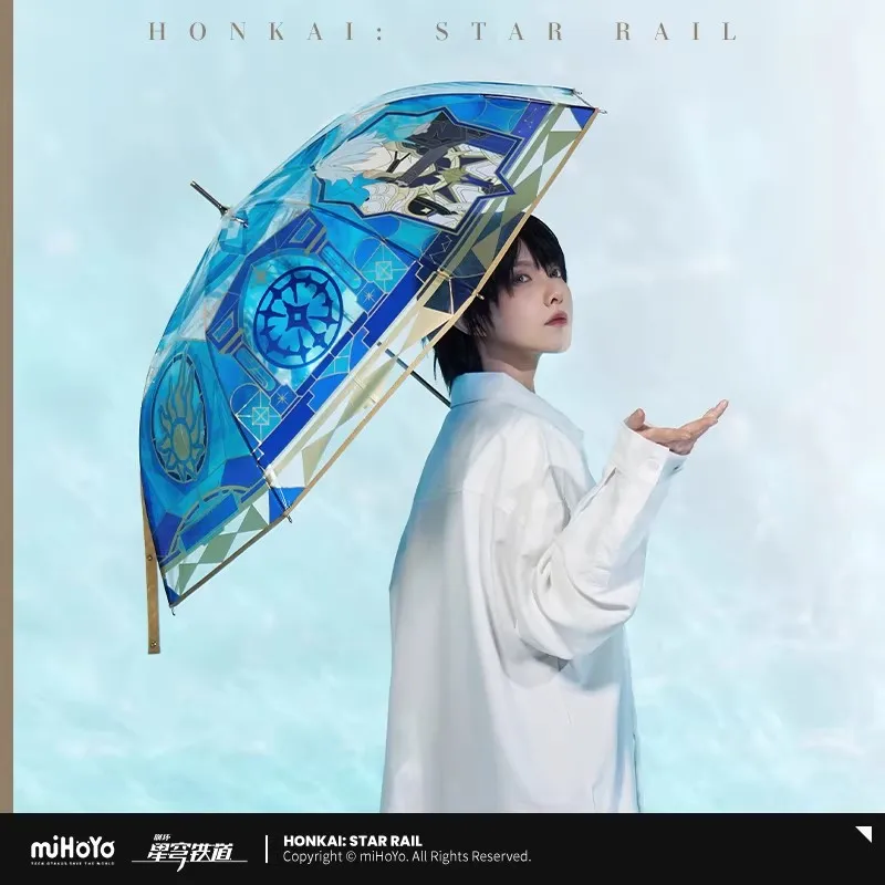 [Genuine] miHoYo Game Phainon Umbrella Honkai Star Rail As in my Book Series Long-Handled Umbrella Anime Prop Cosplay Xmas Gifts view 5