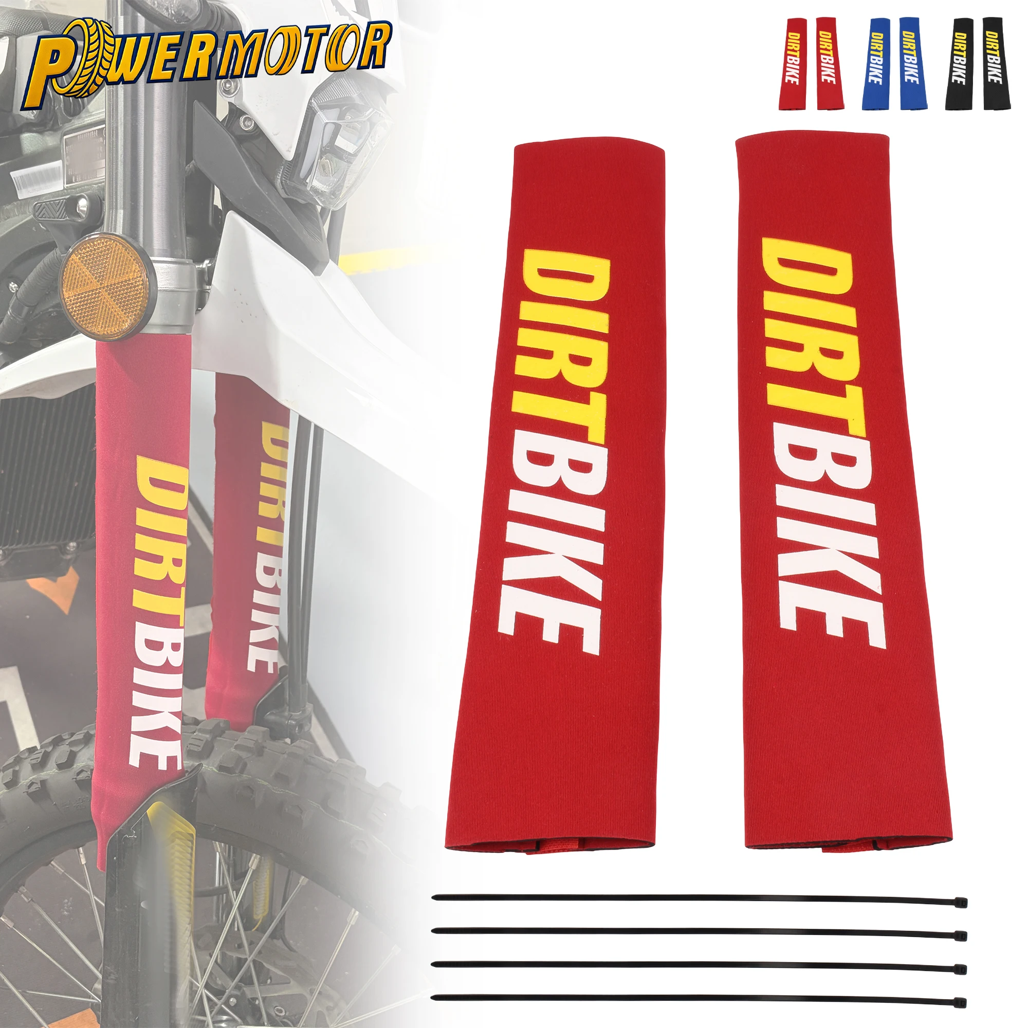 

Universal Motocross Front Fork Dust-Proof Protective Shield Full Coverage Shock Absorber Guards For CRF YZF KLX SCW EXC FC FE