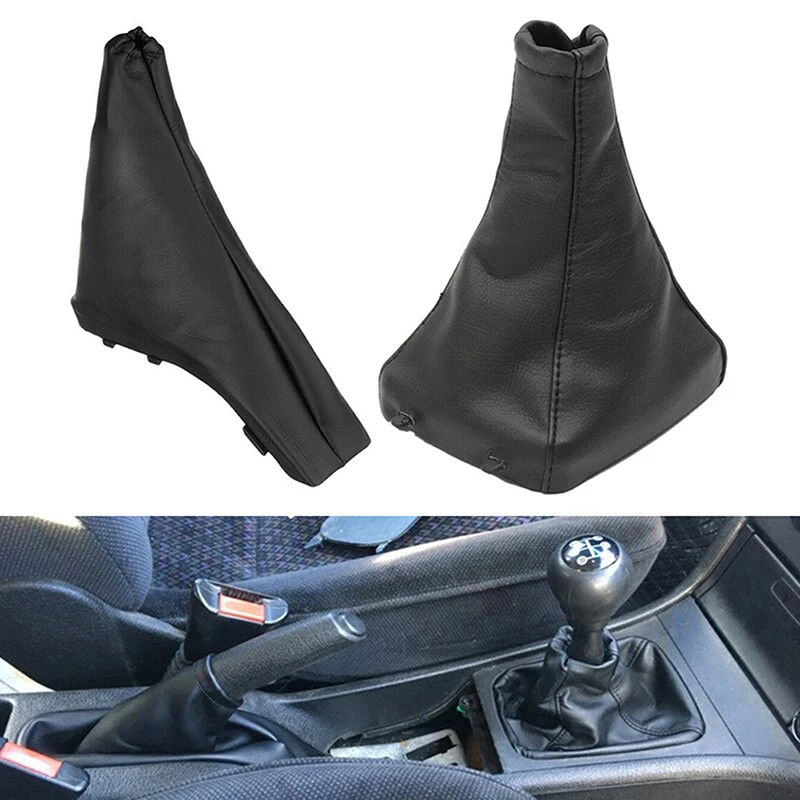 For Vauxhall Astra G 1998-2004 Astra G Coupe 2000-2004 Gear Shift Stick Lever Shifter Handbrake Leather Gaiter Boot Case Cover