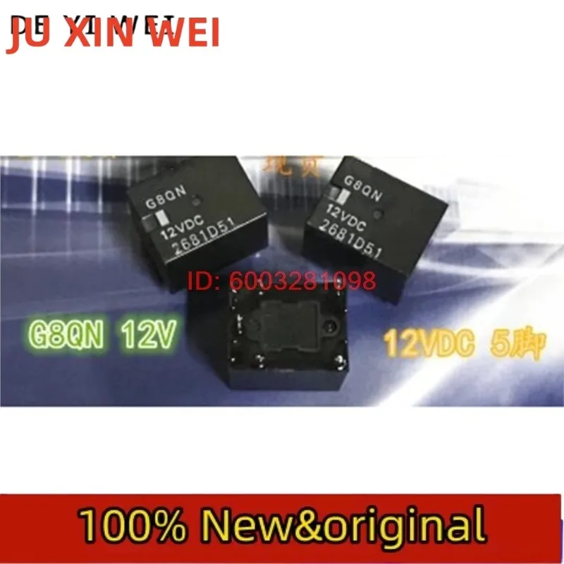 Auto Relay G8QN 12VDC G8QN-05 12V PIN-5 Car Parts Accessories