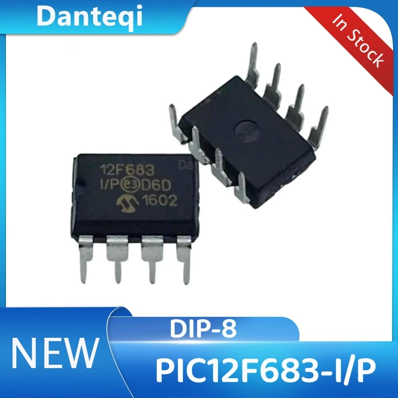 Imagem -04 - p 12f683 Dip8 em Estoque 10 Pcs por Lote Pic12f683-i p Dip8 Pic12f683 12f683-i