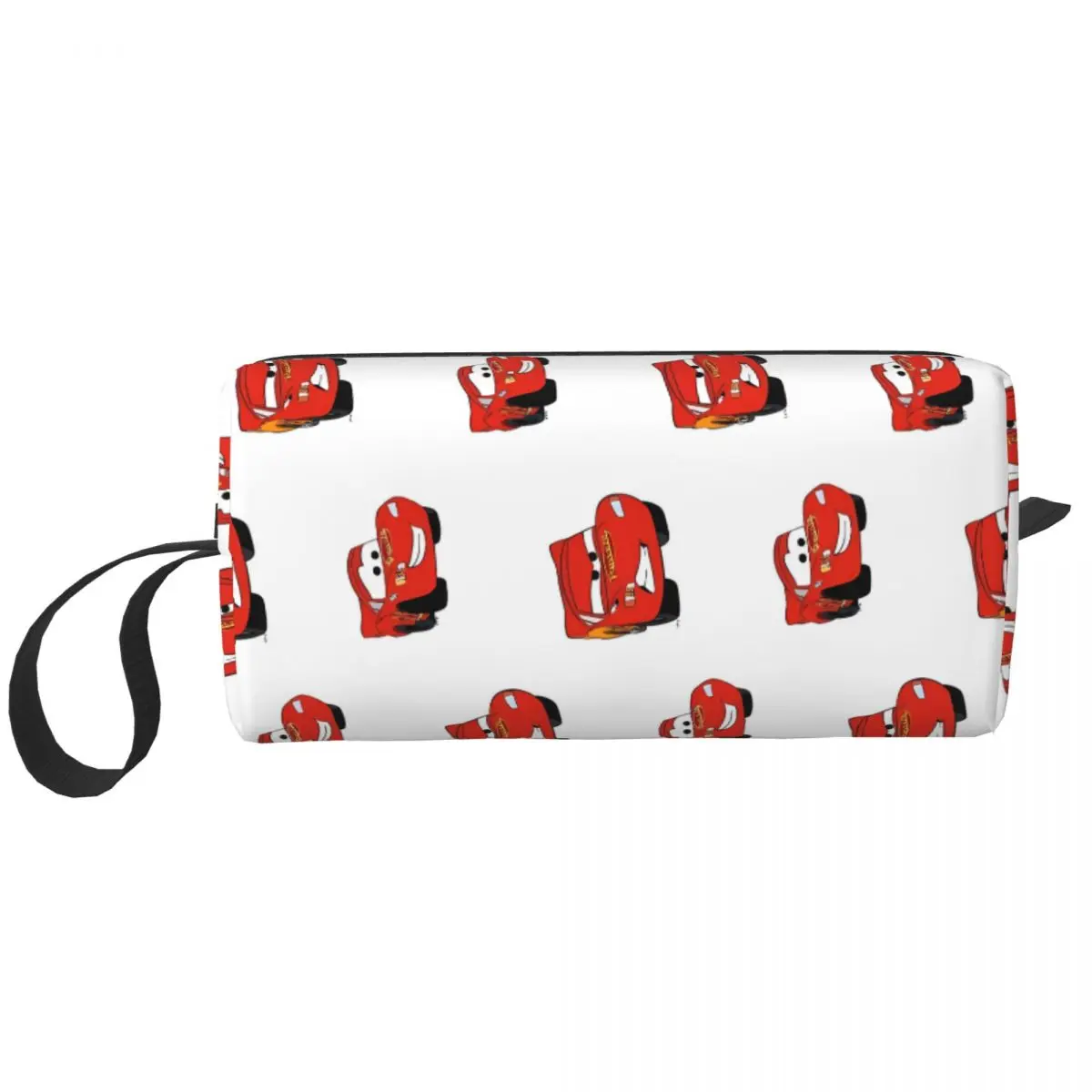 

Lightning Mcqueen Cars Patterns Storage Organizers Couples For Necessaries Makeup Pouch Portable Zipper Vintage Cosmetic Bags