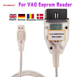 For VAG Eeprom Programmer Reader 1.20 1997-2003 Crash Data Clear Reset Airbag Read Write Eeprom Immobilizer Mileage Correction