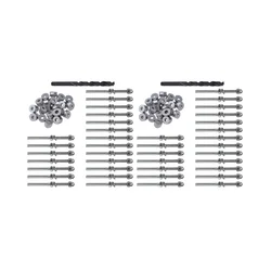 Kits de barandilla de Cable de 1/8 pulgadas, arandela biselada de 30 grados, perno roscado, Terminal de ajuste de extremo de tensión para cubierta, 40 pares