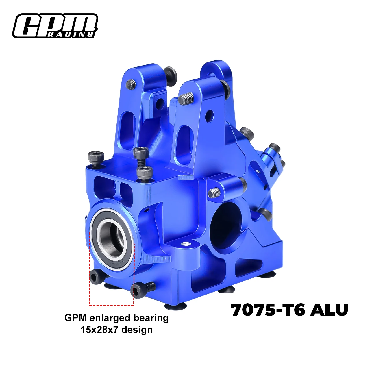 

GPM Aluminum Front/Rear Gear Box For 1/5 Kraton 8S Outcast Kraton Extreme ARRMA