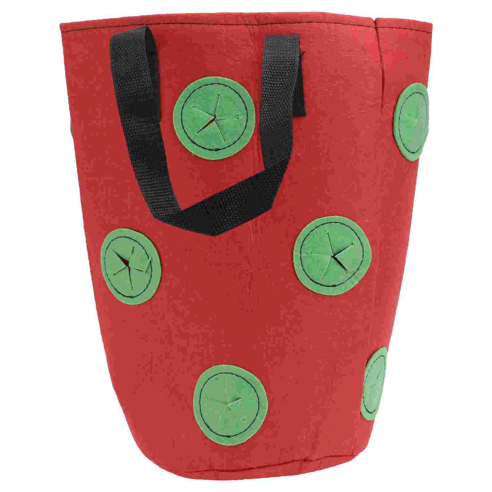 

Strawberry Grow Bags Plant Growth Hanging Wall Planter Pouch Planting Multi-hole