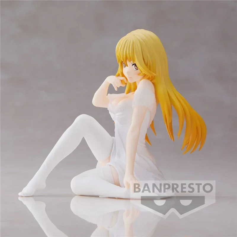 Original Bandai Shokuhou Misaki To Aru Kagaku No Railgun T Relax Time 11Cm Anime Figure Pvc Model Toys Kawaii Ornament Toys