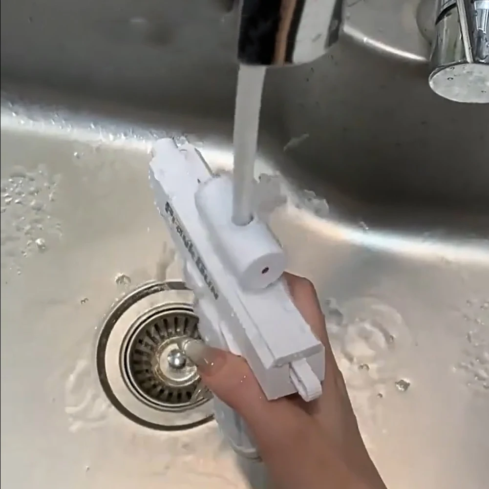 في الهواء الطلق على الوجهين عكس مدفع المياه البسيطة المزحة رذاذ الماء لعبة الصيف شاطئ حمام سباحة الترفيه مدفع المياه للبالغين طفل #3