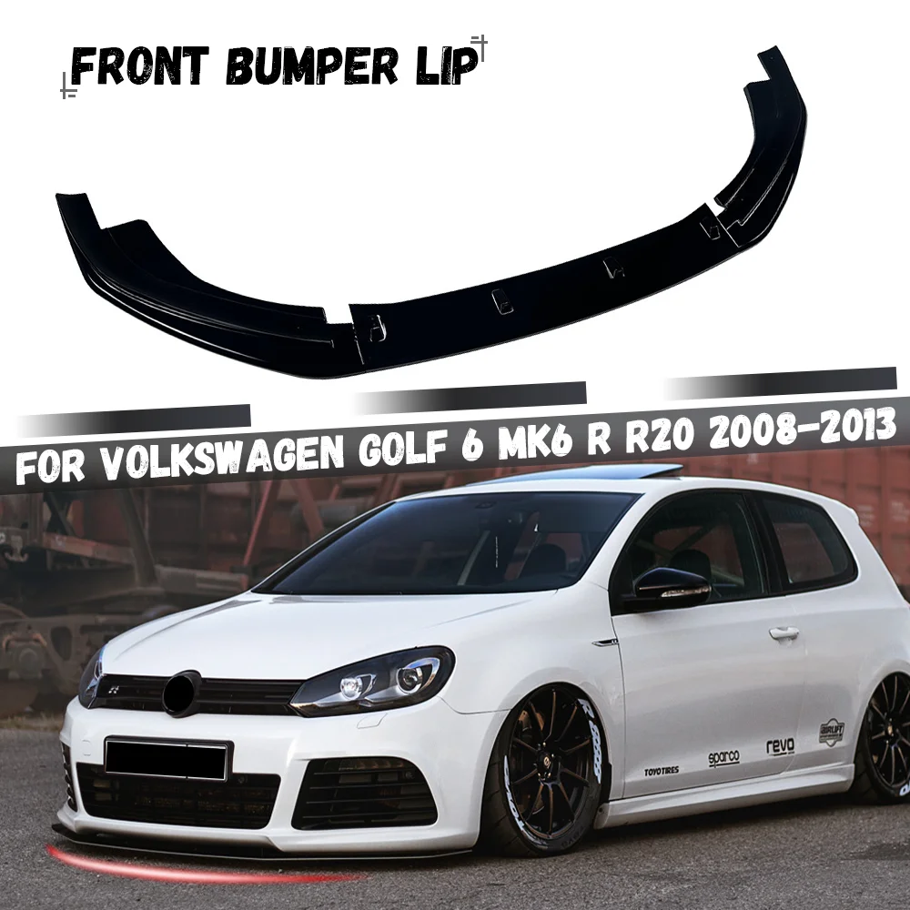 

Для Volkswagen VW Golf 6 R MK6 R R20 2008-2013 передний бампер, спойлер, сплиттер, диффузор, крышка, дефлектор, комплект кузова, тюнинг