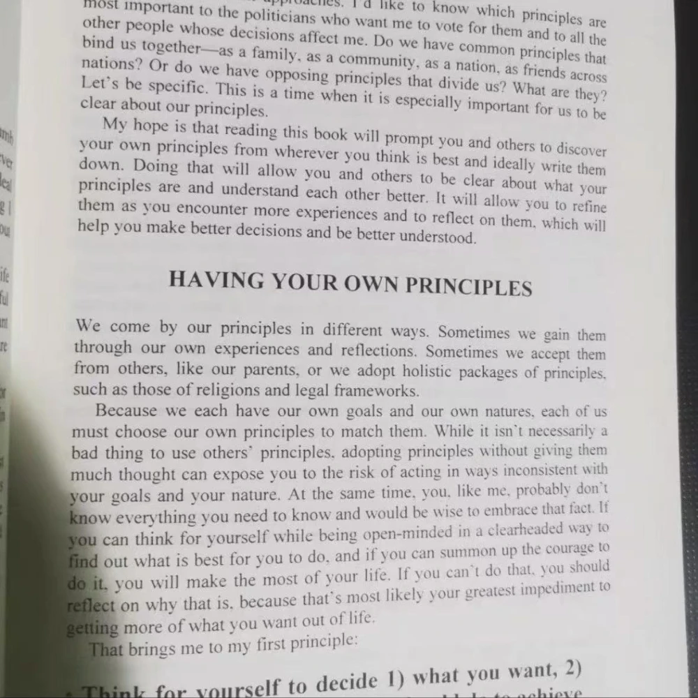 #1 Bestseller Book in English Paperback Life and Work Principles By Ray Dalio Business Management Books