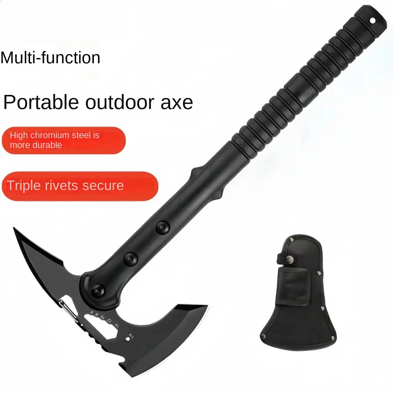 

Outdoor axe axe head mountain camping sappers firewood multi-function field tree cutting tactics