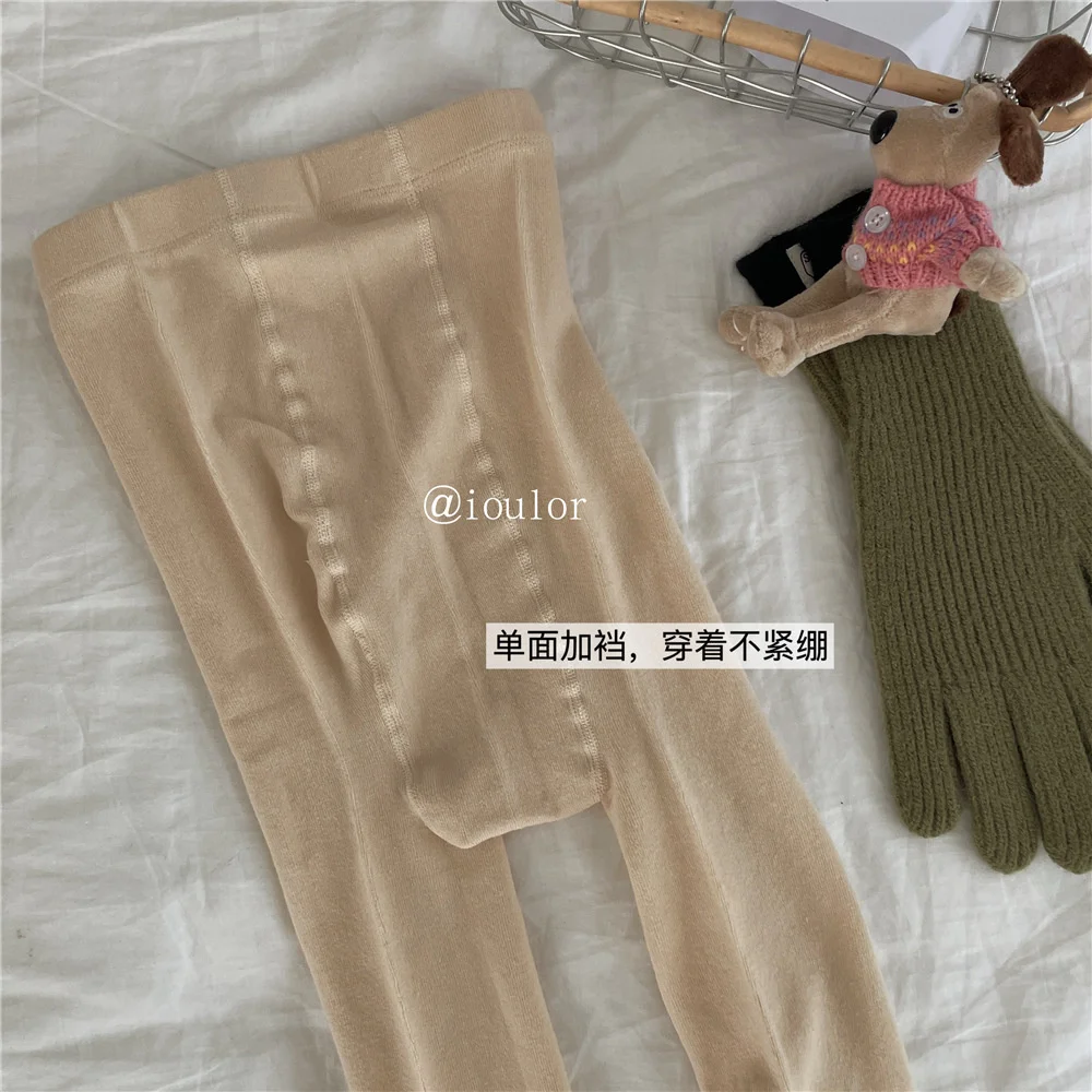 High Quality Solid Color Cotton Women’s Pantyhose Autumn Winter Vintage Breathable Casual Tights Female Korean Fashion Pantyhose