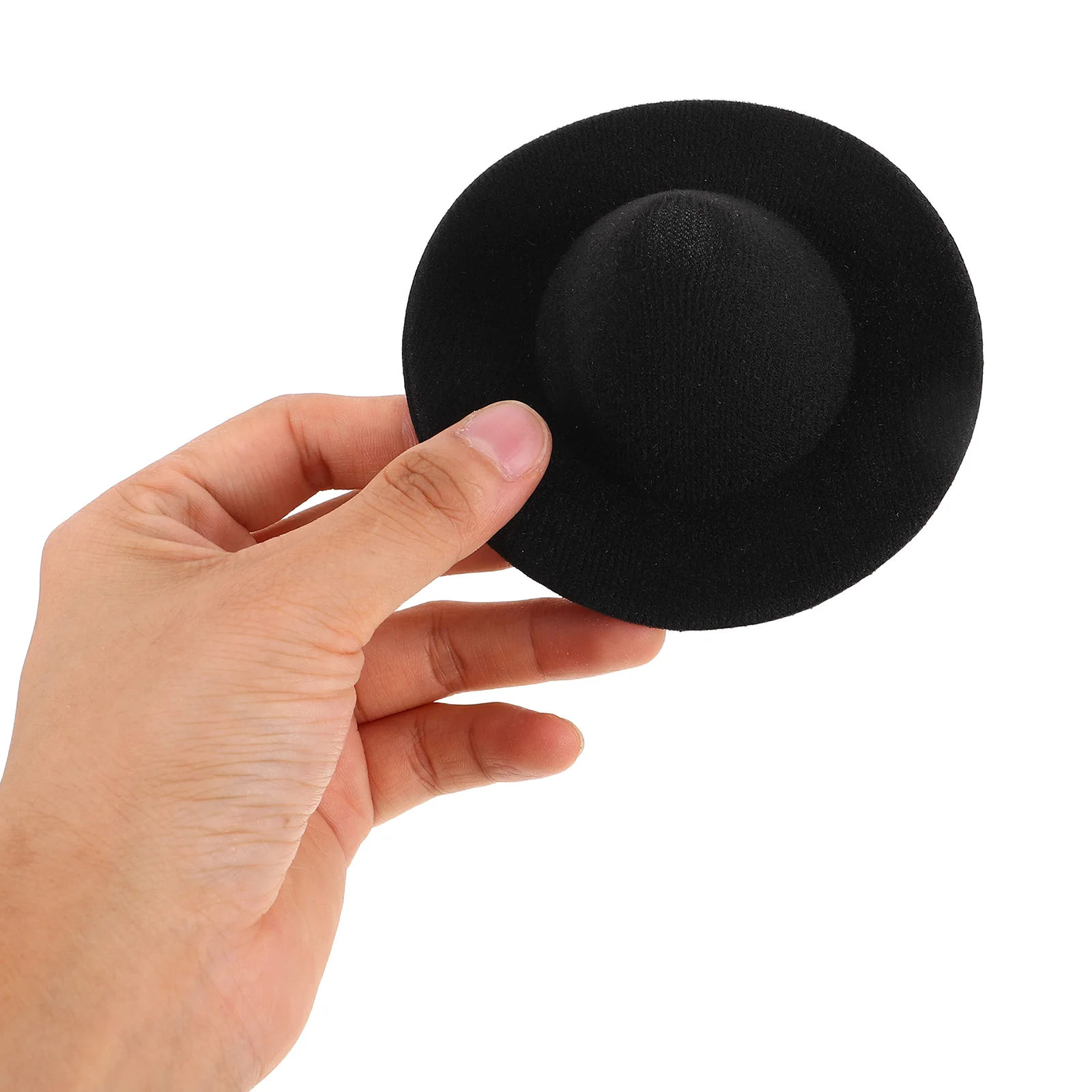 

4Pcs 10cm Miniature Witch Hats Black Wizard Hat DIY Crafts Halloween Party Supplies Decorative Bottle Caps Cake Topper